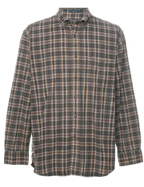 Pendleton Corduroy Checked Shirt - L