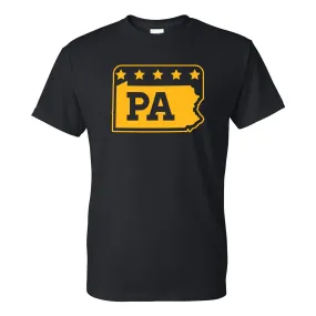 Pennsylvania Stars T-Shirt - Black