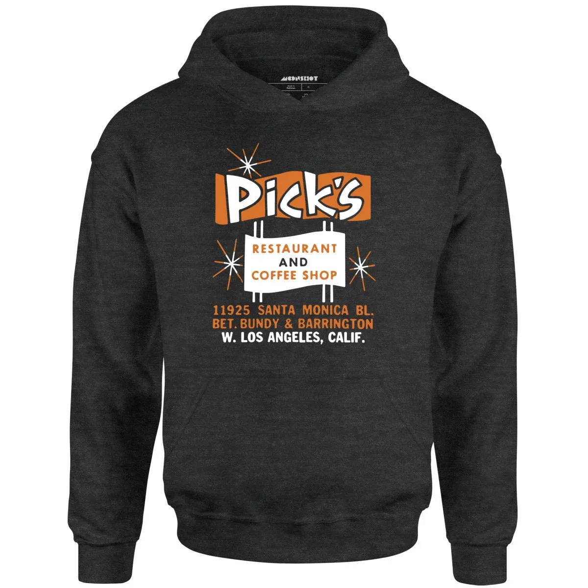 Pick's - Los Angeles, CA - Vintage Restaurant - Unisex Hoodie