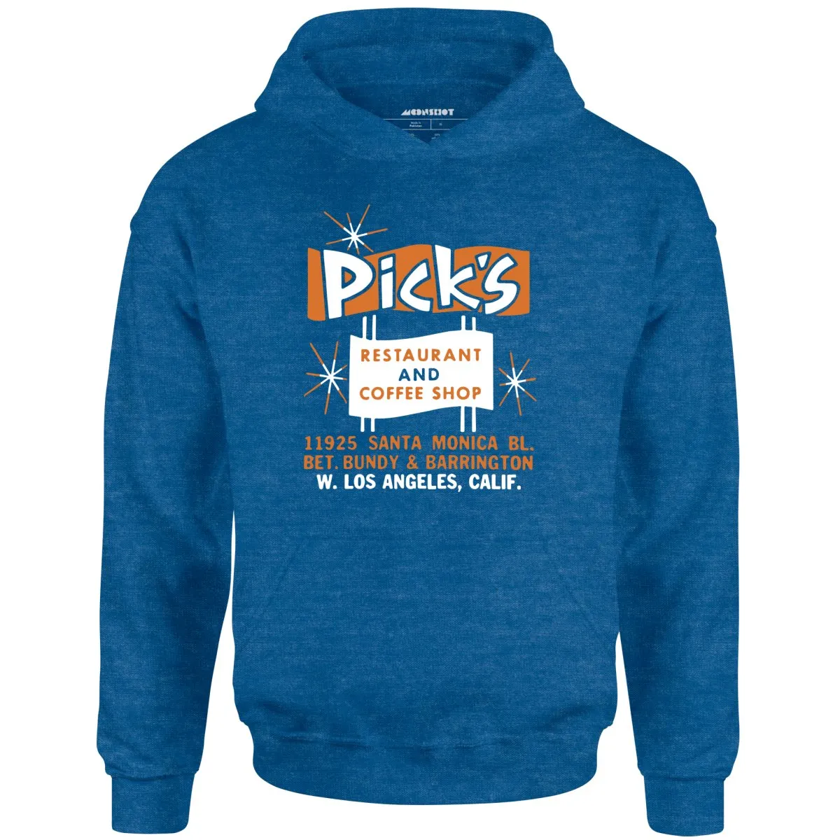 Pick's - Los Angeles, CA - Vintage Restaurant - Unisex Hoodie