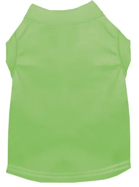 Plain Pet Shirts Lime Green 6x