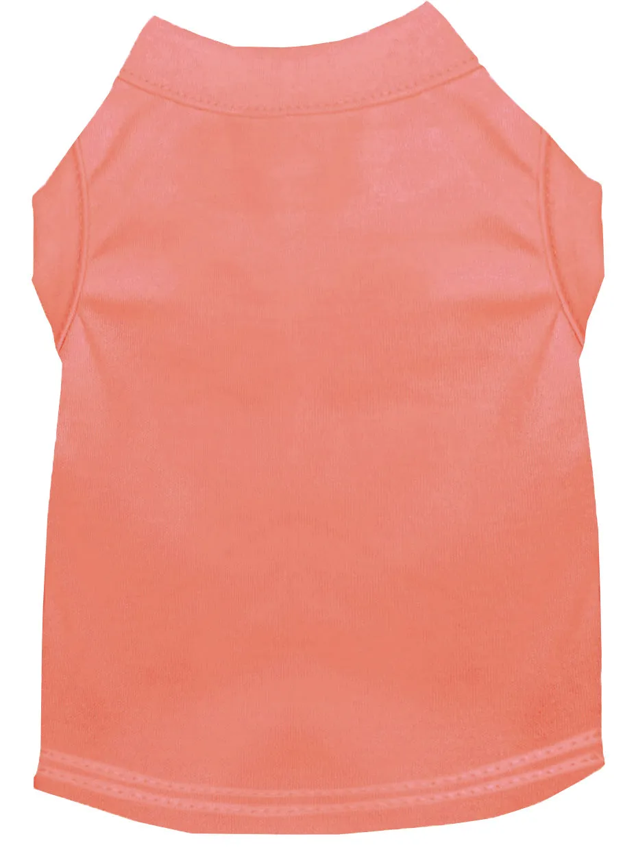 Plain Pet Shirts Peach 4x