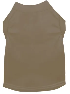 Plain Pet Shirts Tan Sm