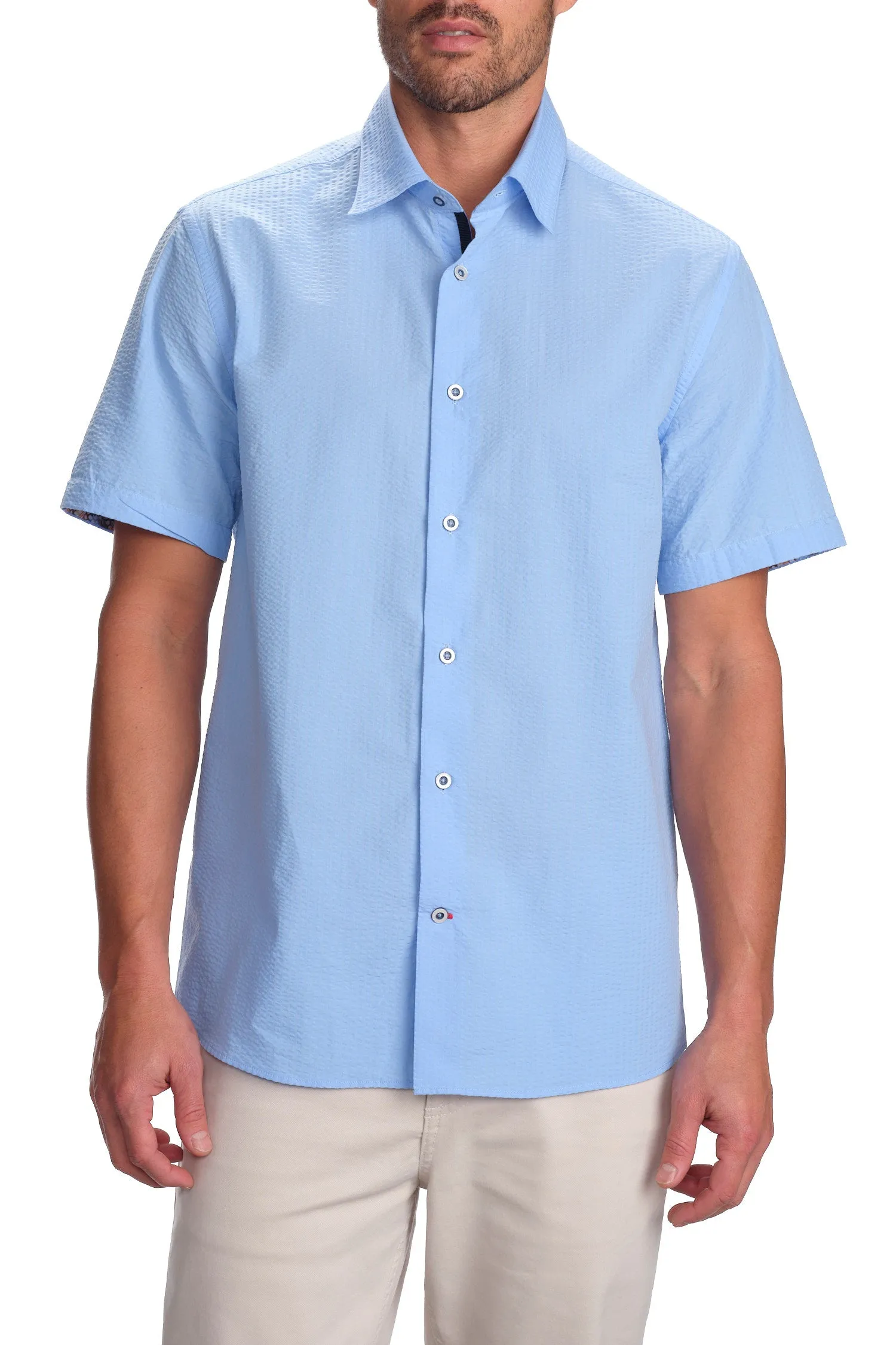 Seersucker Short Sleeve Shirt