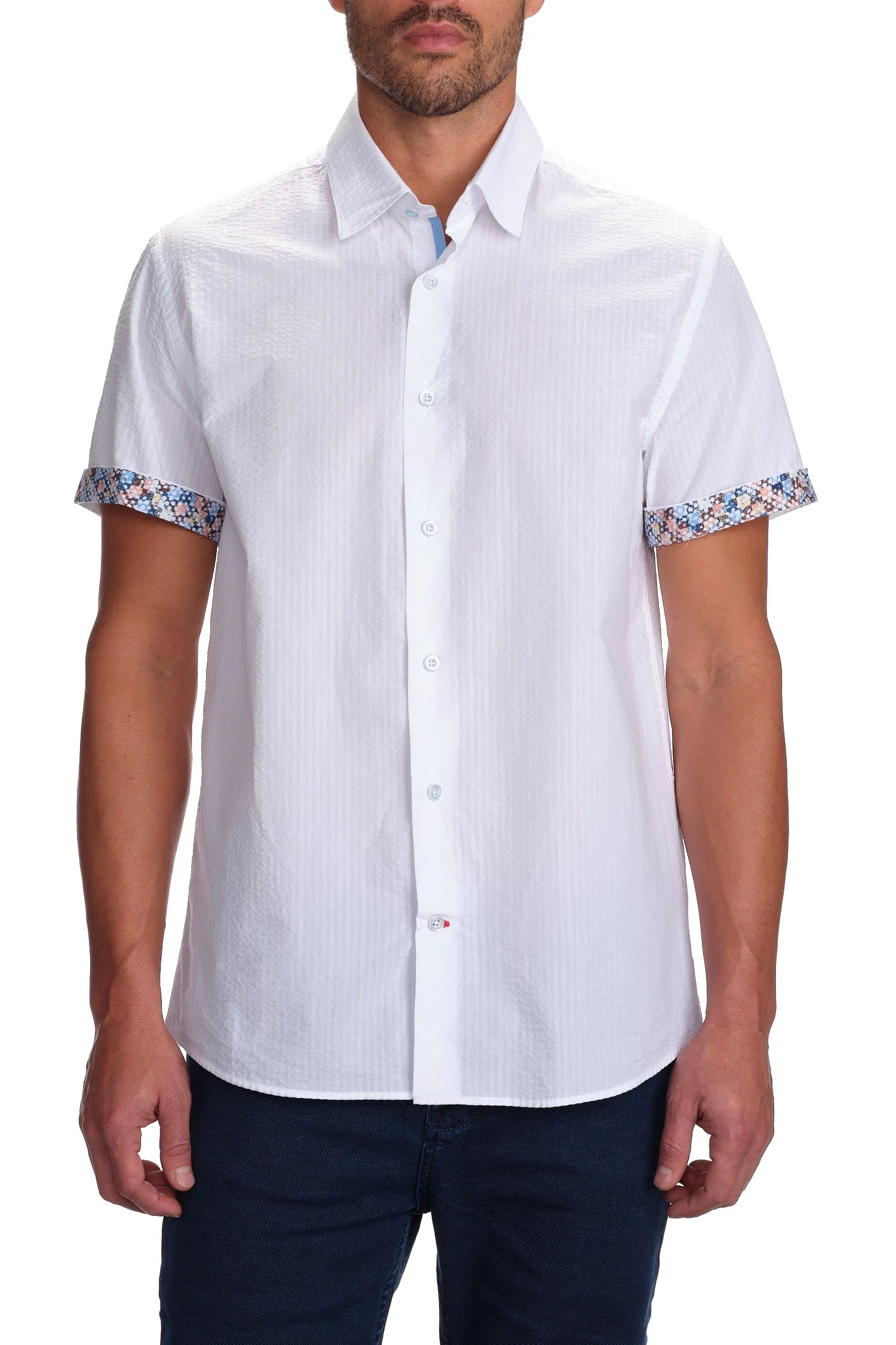 Seersucker Short Sleeve Shirt