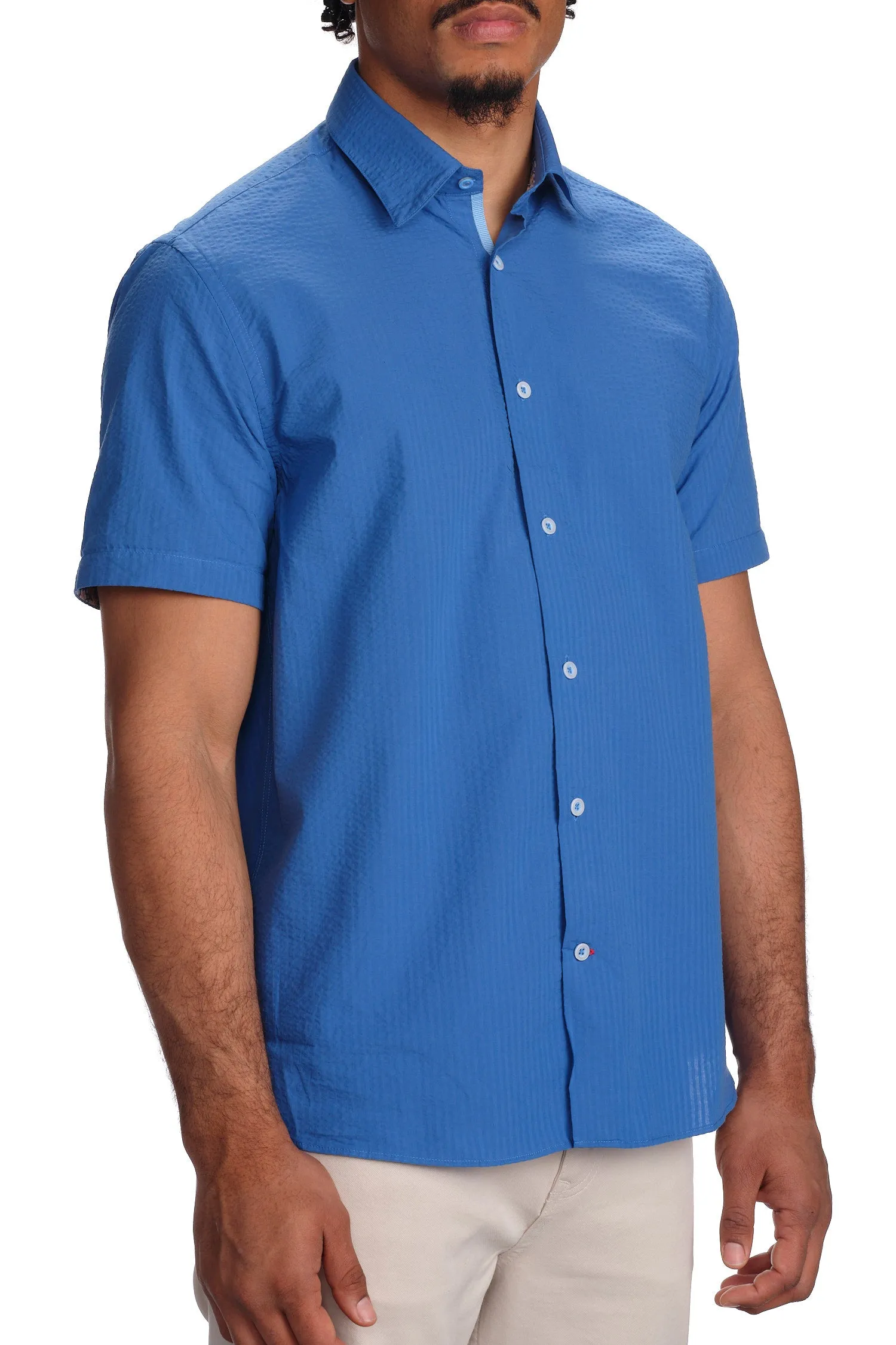 Seersucker Short Sleeve Shirt