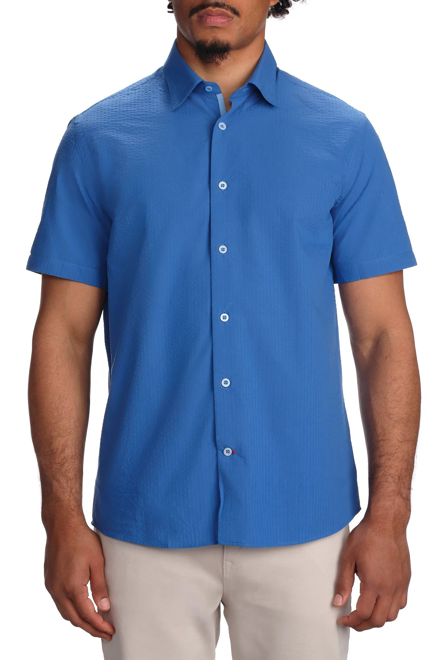 Seersucker Short Sleeve Shirt