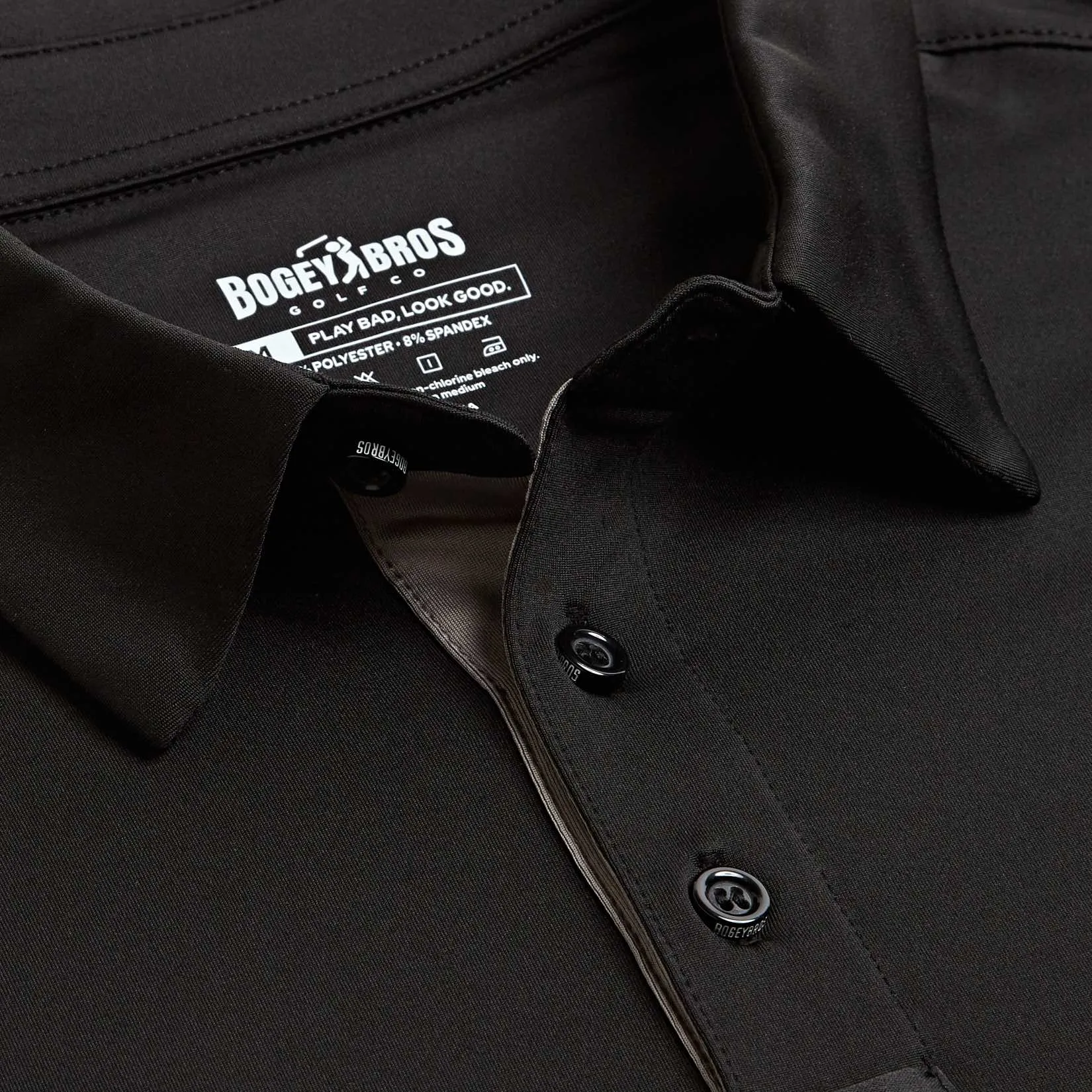 Solid Black - Polo