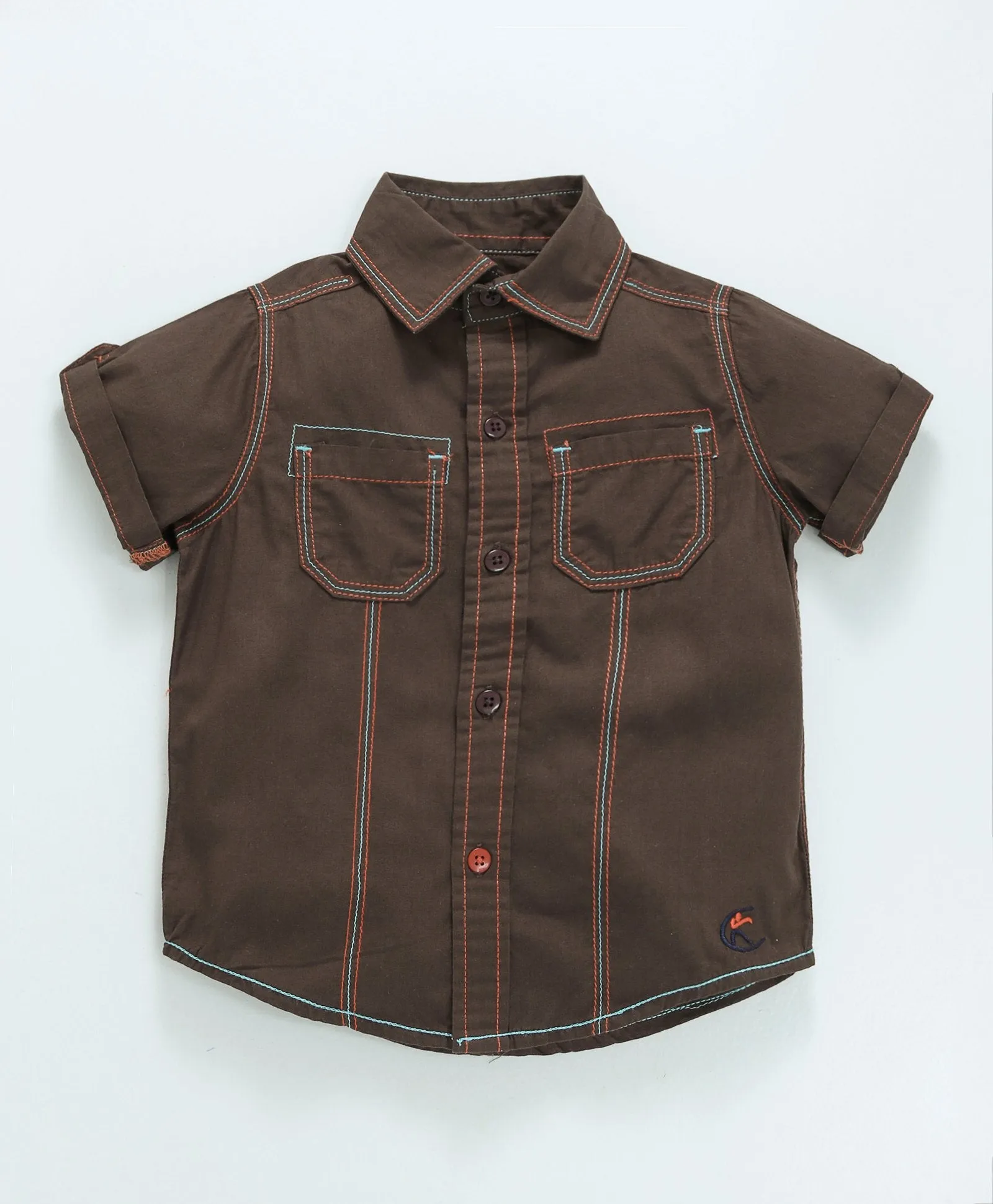 Solid Casual Half Sleeve Shirt