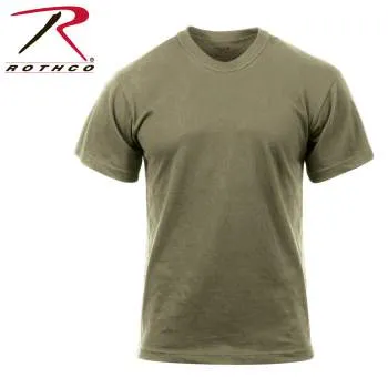 Solid Color 100% Cotton T-Shirt