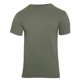 Solid Color 100% Cotton T-Shirt