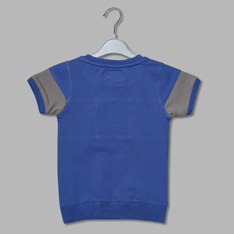 Solid Lining Pattern T-Shirts for Boys