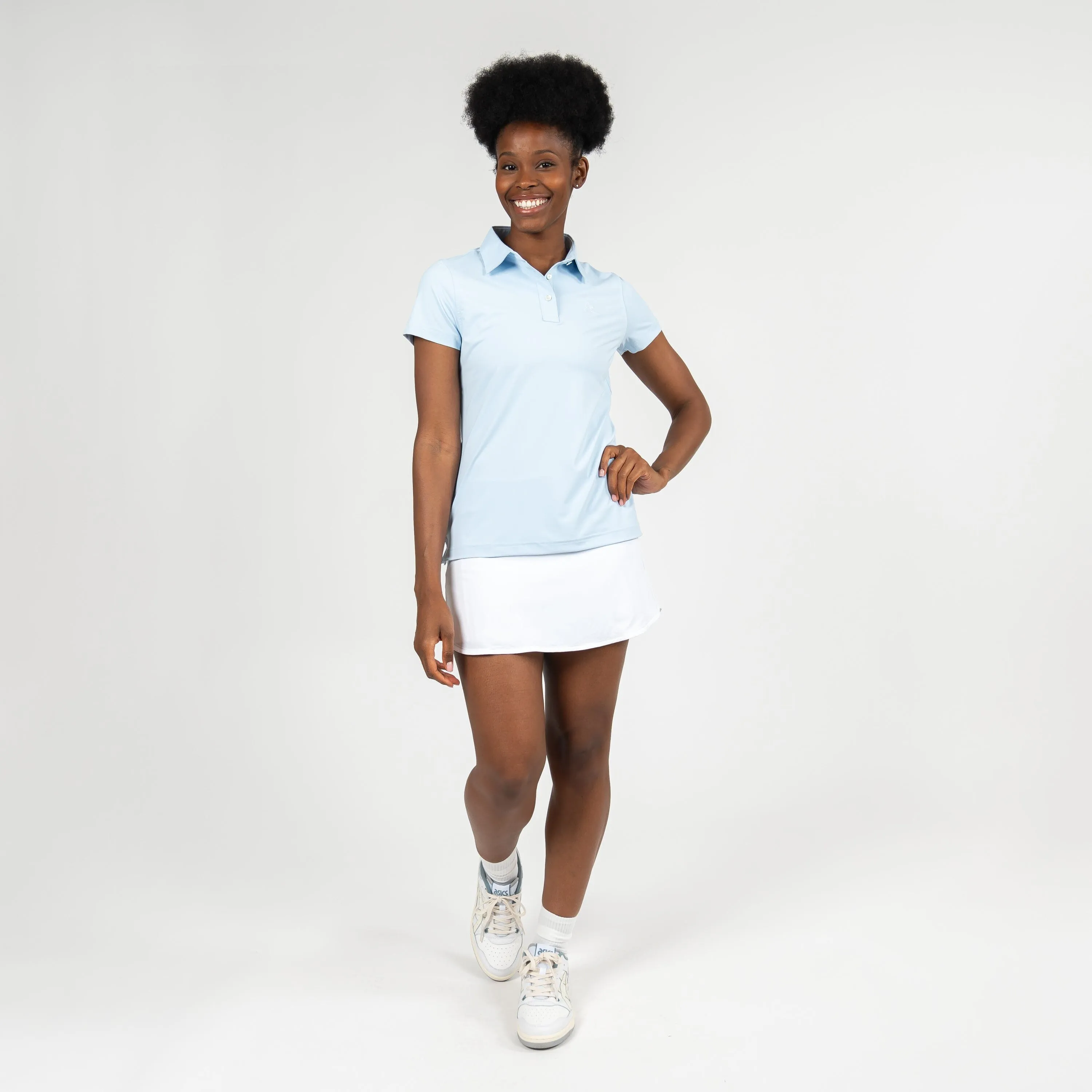 Solid Performance Polo | Solid - Pale Blue