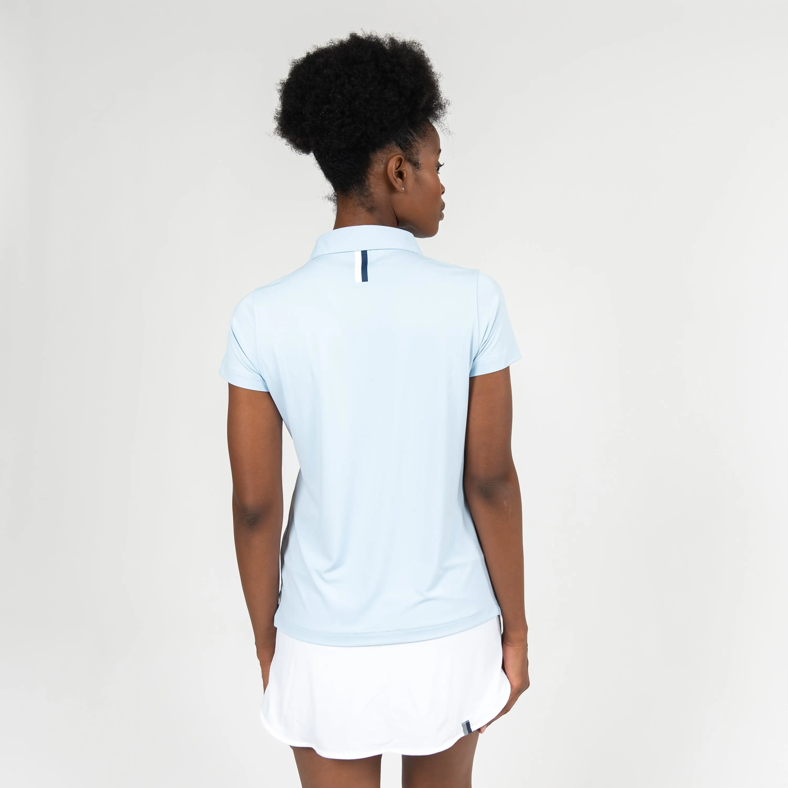 Solid Performance Polo | Solid - Pale Blue