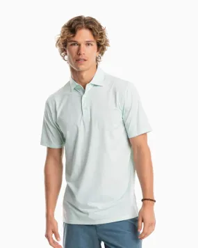 Southern Tide Men's Brrr Sawgrass Stripe Performance Polo / Mist Green