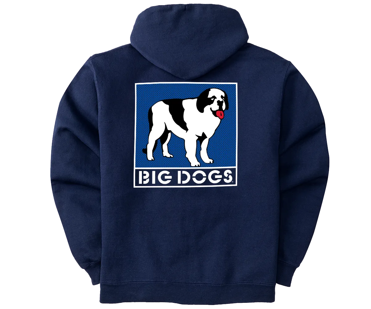 Standing Dog Logo Graphic Hoodie