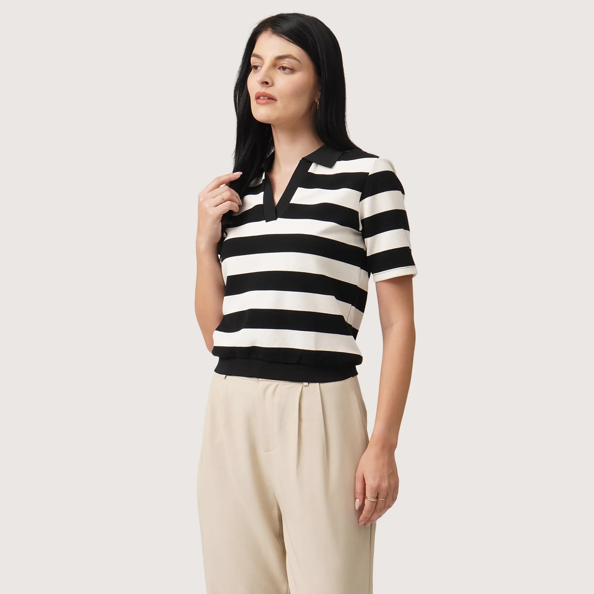 Striped Polo