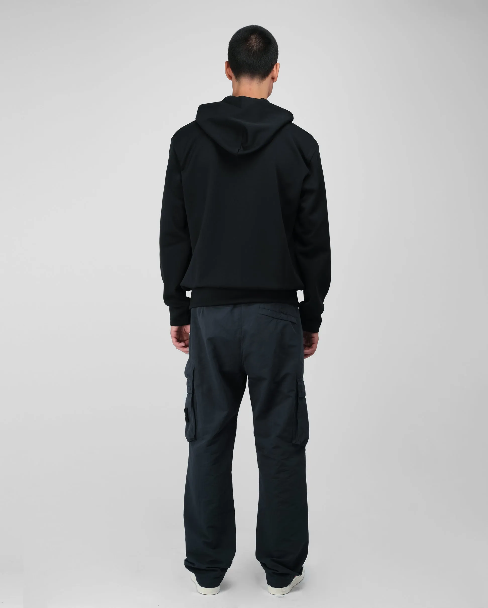 T172 ZIP UP HOODIE / BLACK