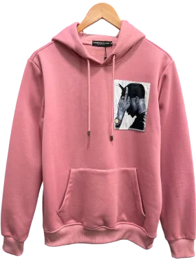 Tailored recreation Pink Men's Pullover Graphic Hoodies Heavy Blend