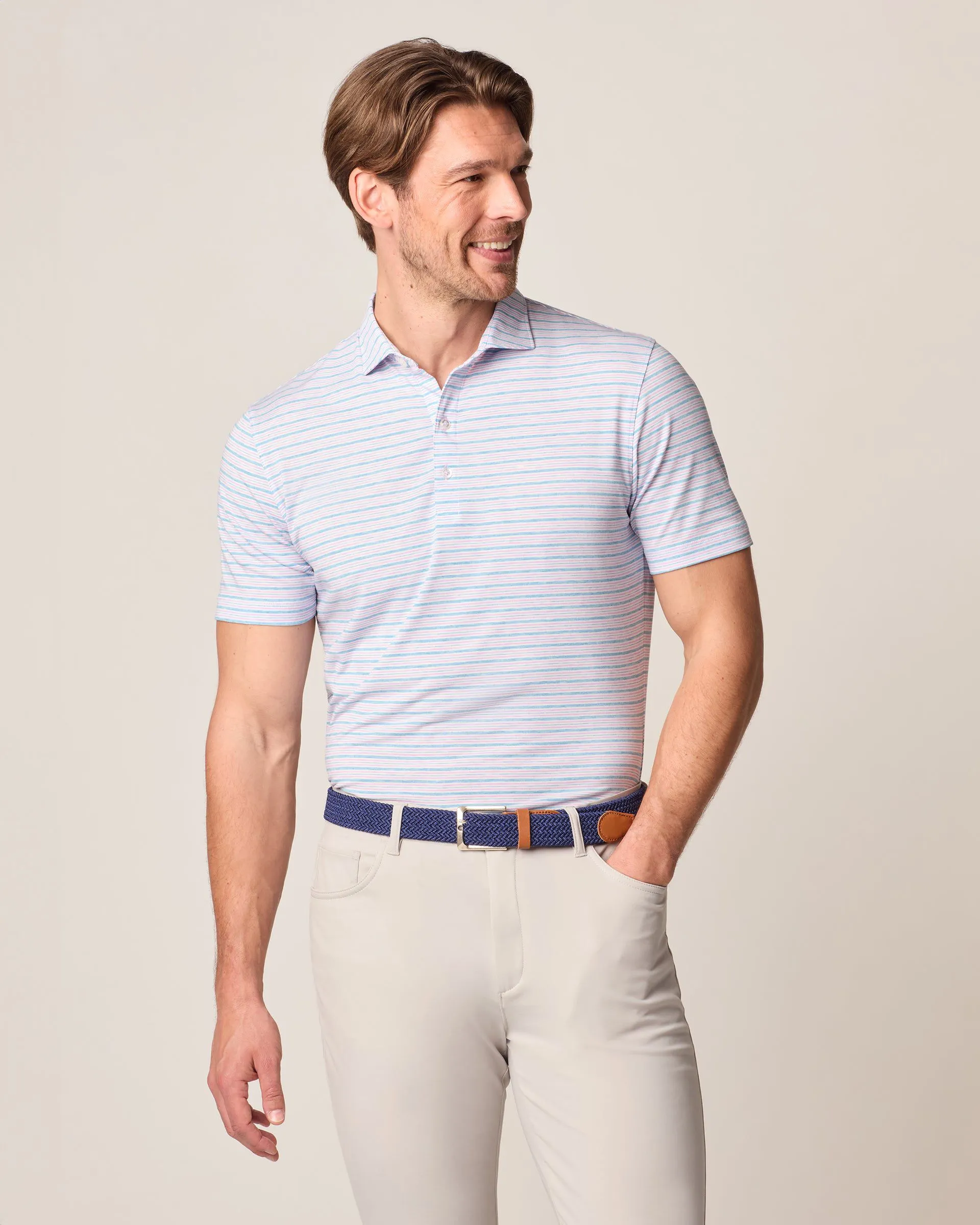 Top Shelf Performance Polo - Declan Stripe