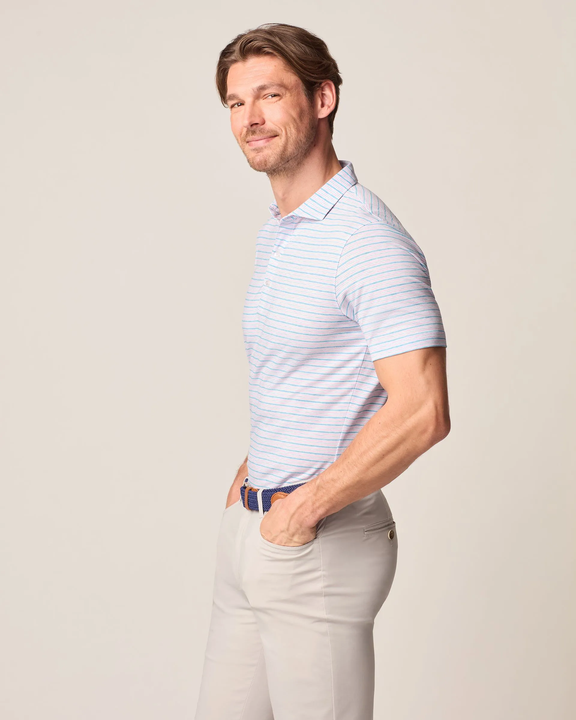 Top Shelf Performance Polo - Declan Stripe