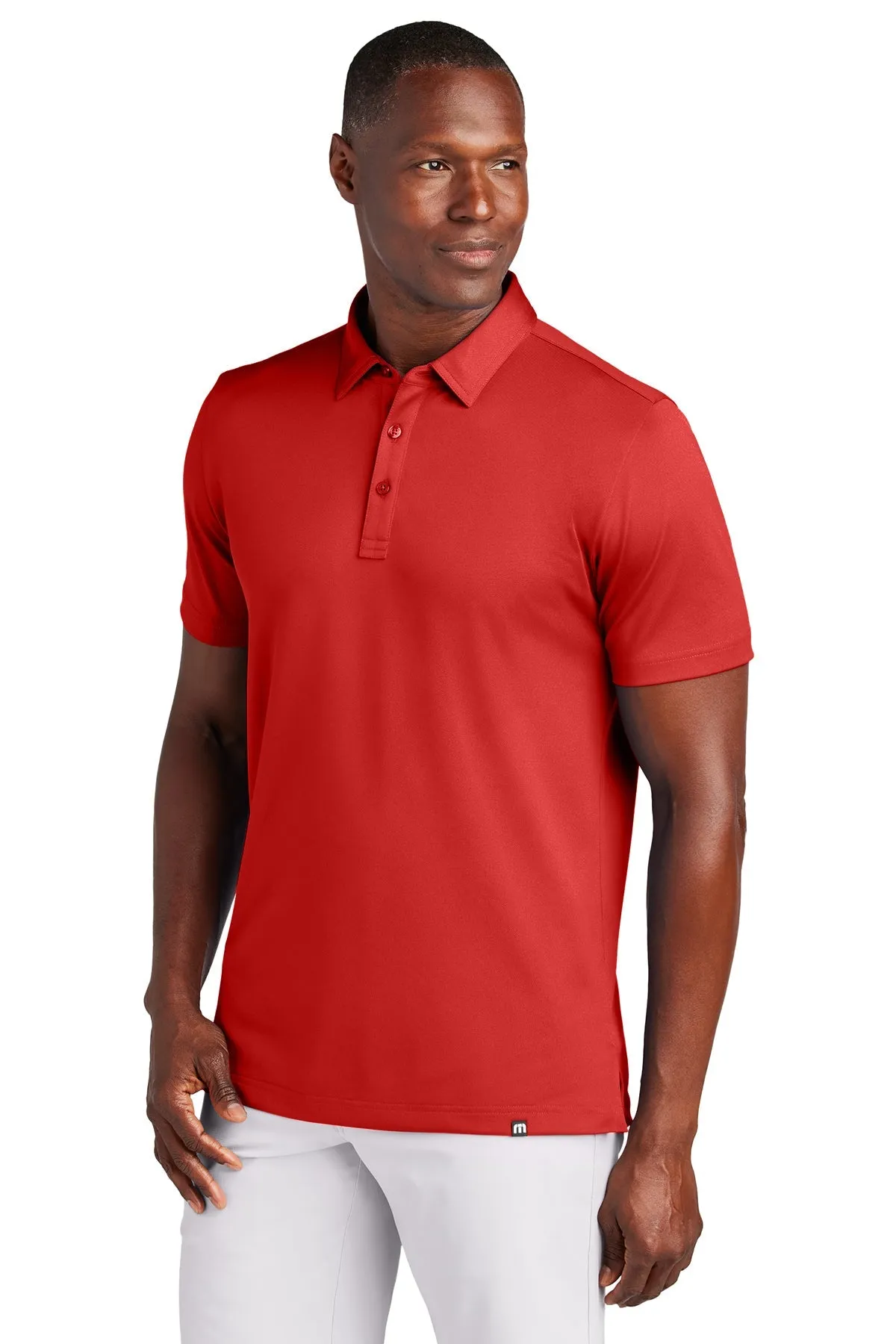 TravisMathew Cabana Solid Customized Polos, Crimson