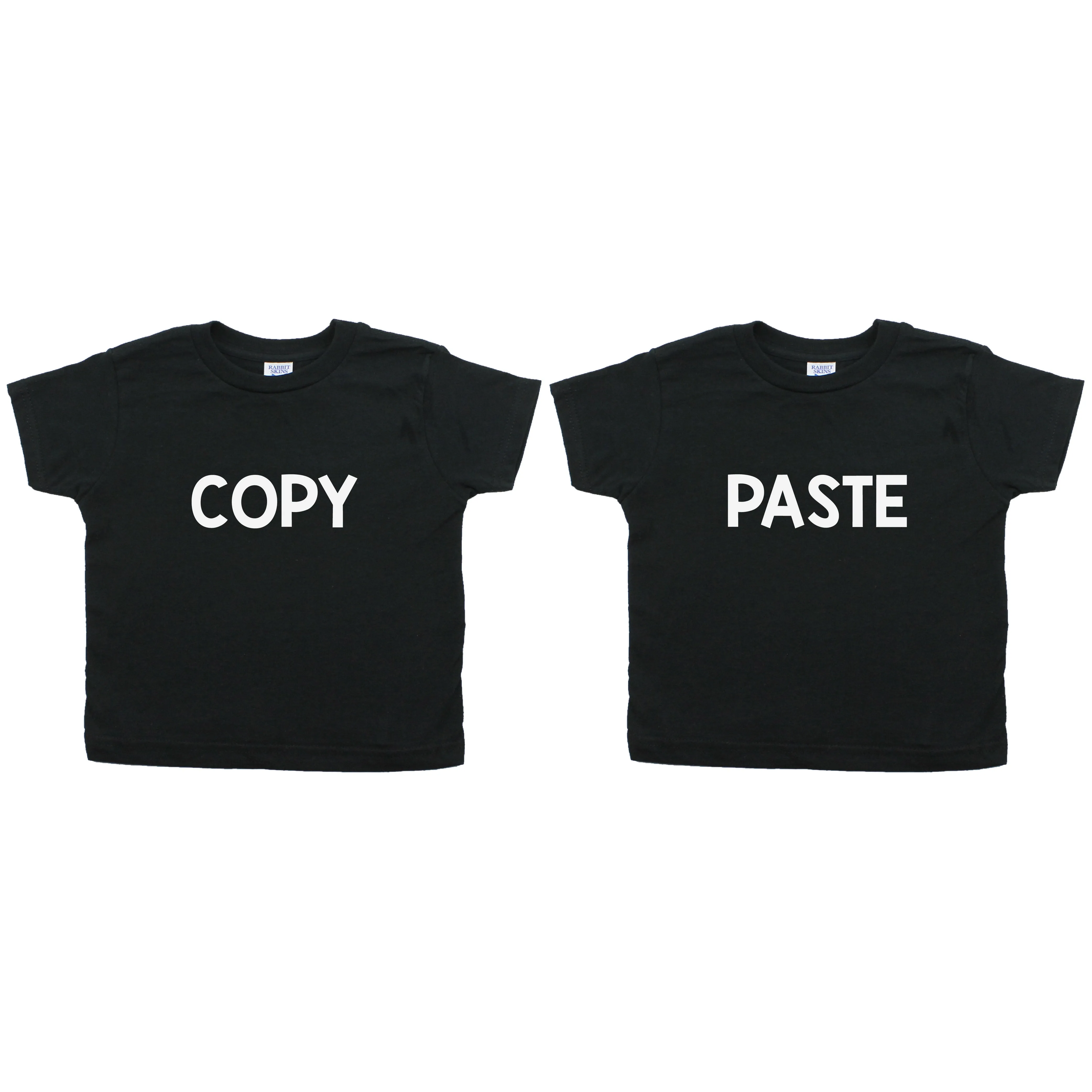 Twin Set Copy Paste Toddler Short Sleeve T-Shirt