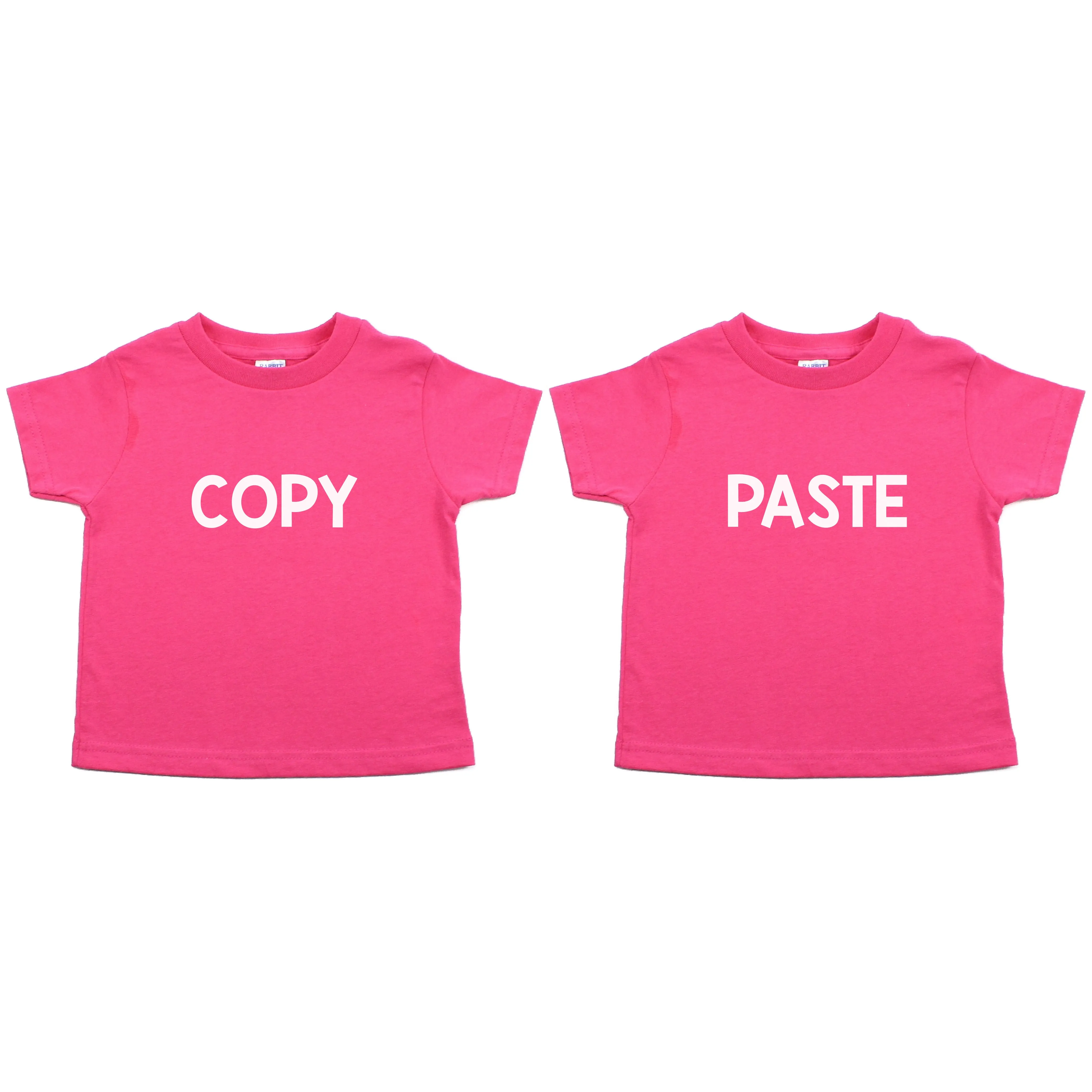 Twin Set Copy Paste Toddler Short Sleeve T-Shirt