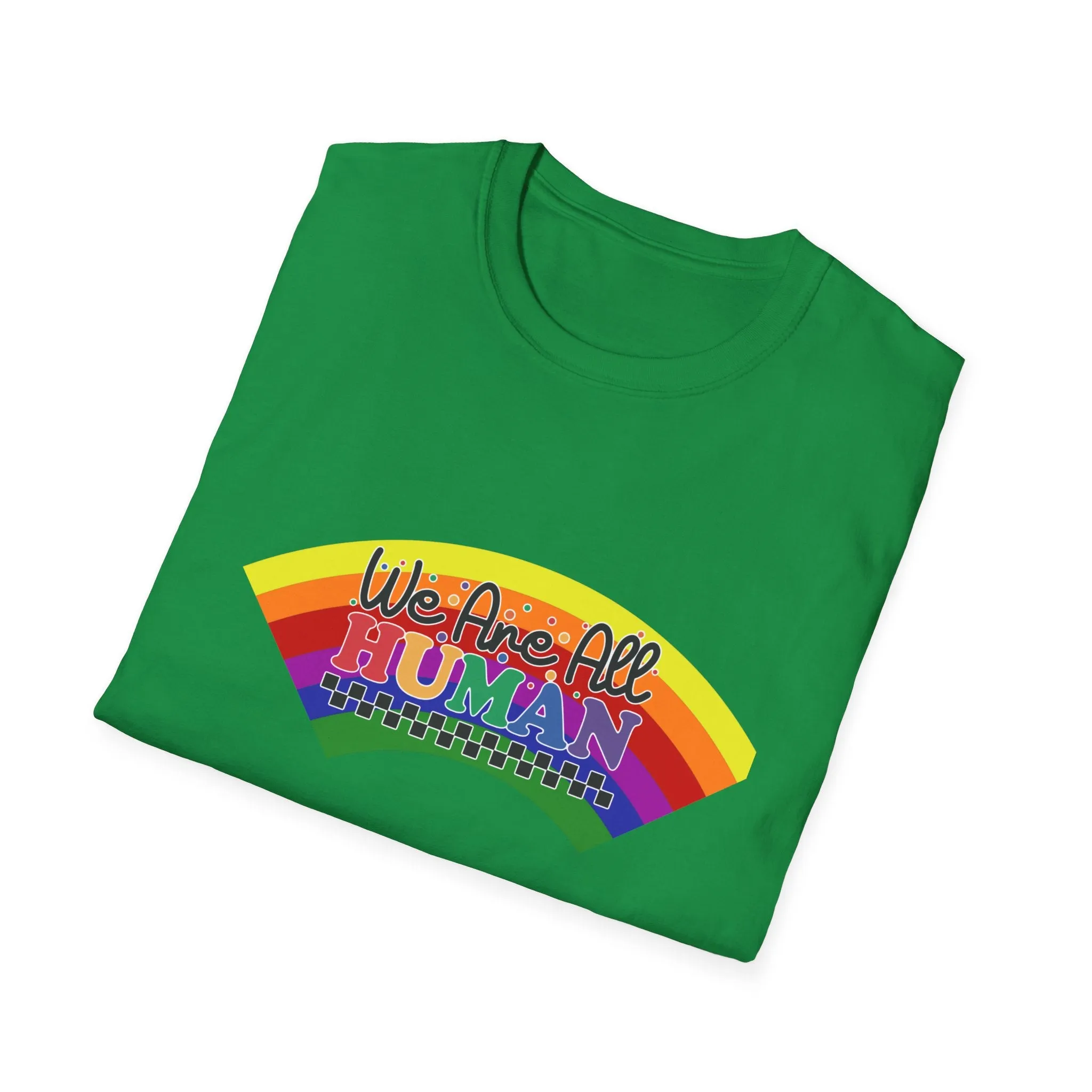 We are all Human Unisex Softstyle T-Shirt