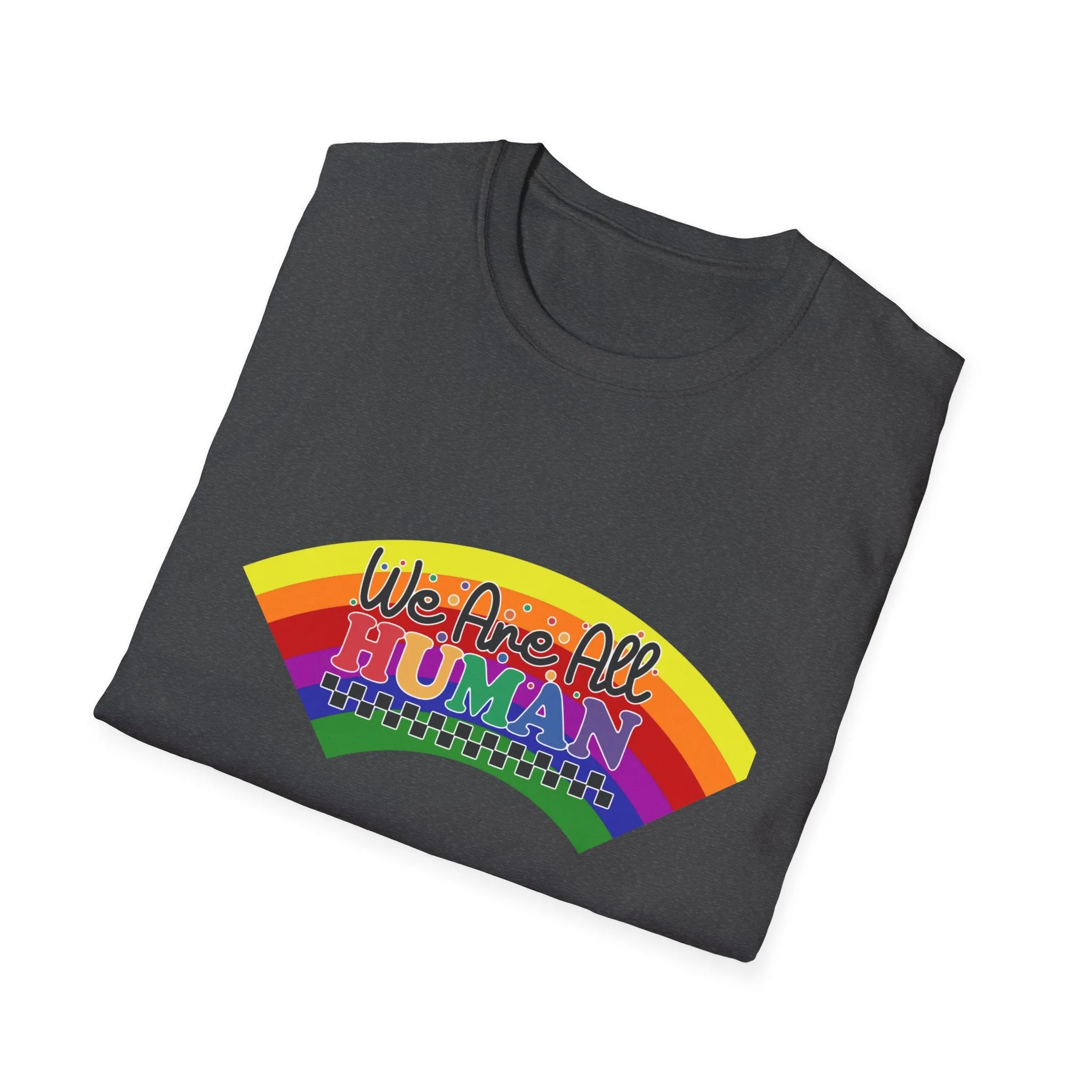 We are all Human Unisex Softstyle T-Shirt