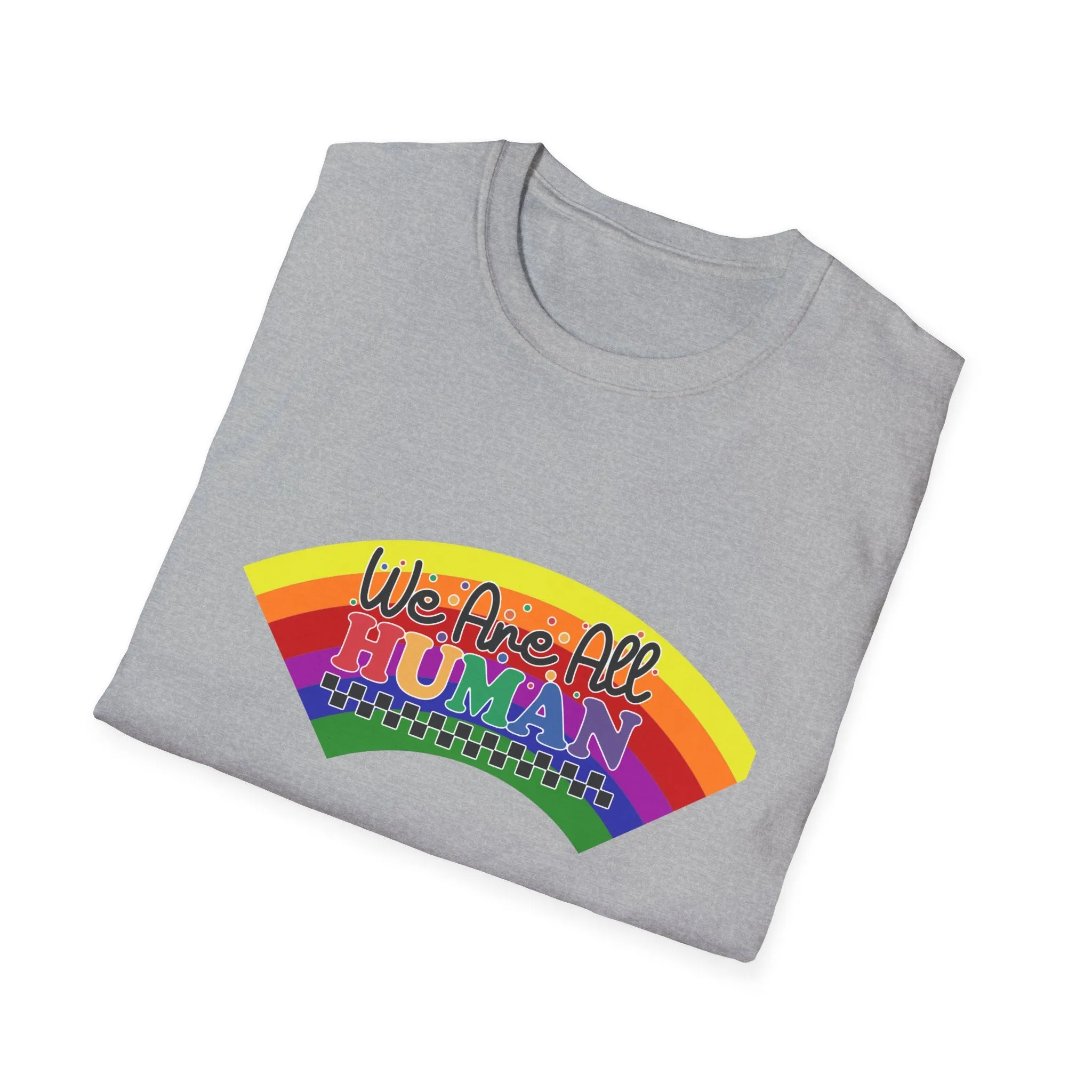 We are all Human Unisex Softstyle T-Shirt