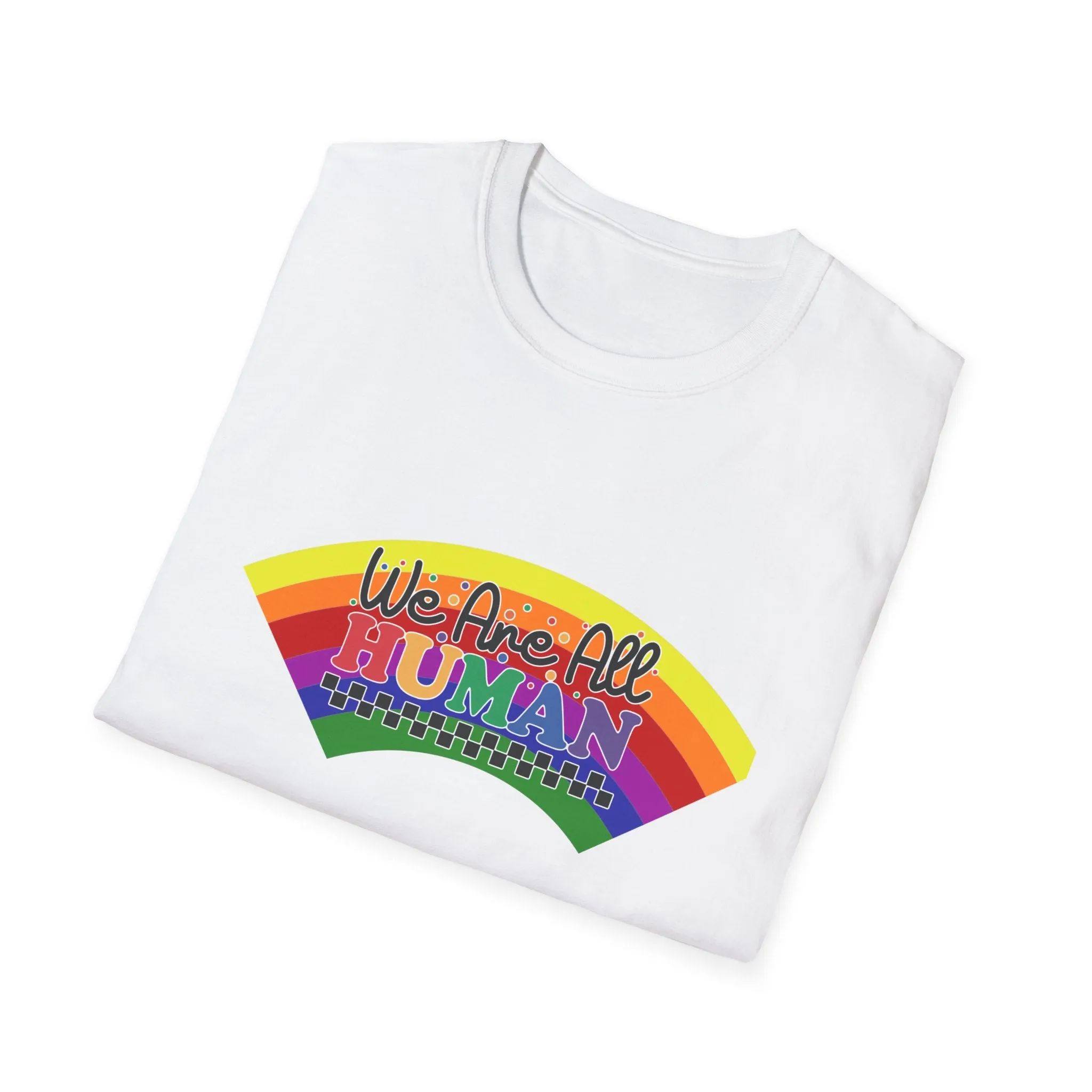 We are all Human Unisex Softstyle T-Shirt