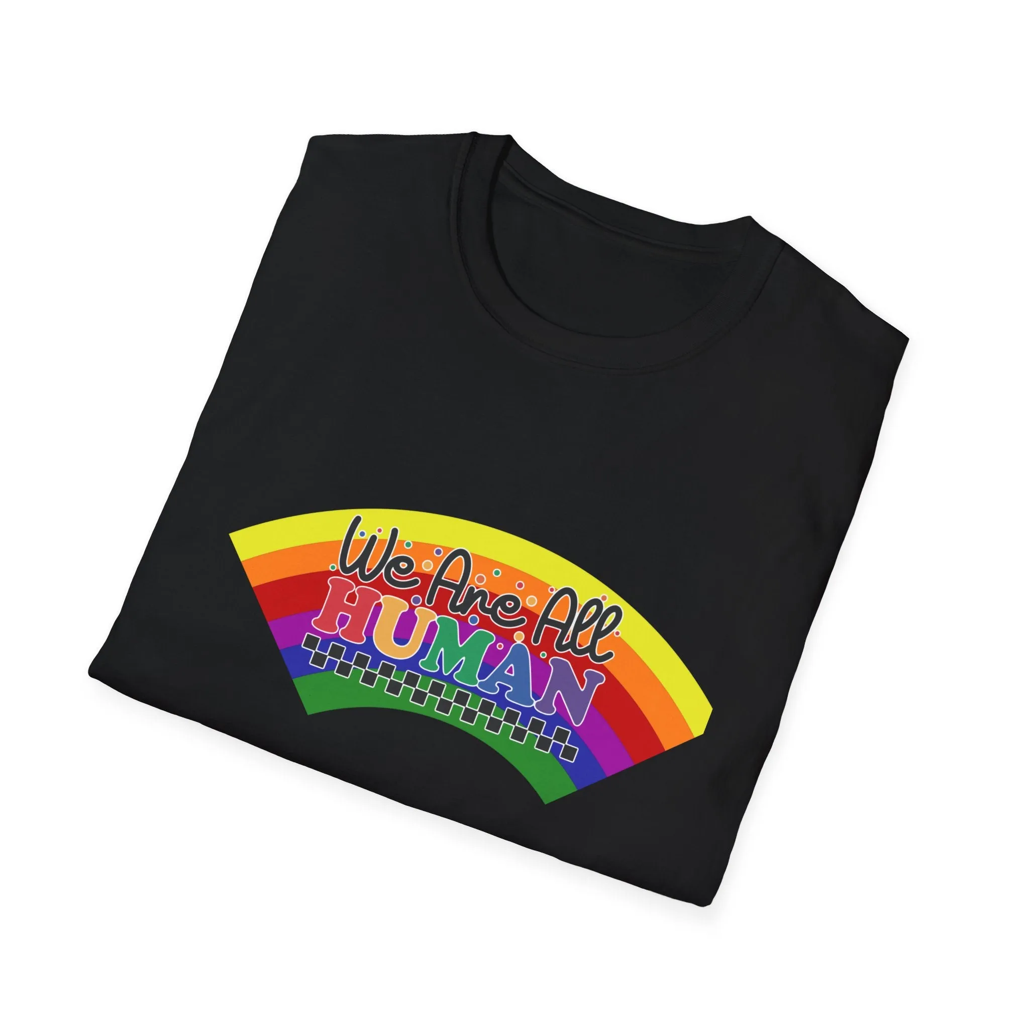 We are all Human Unisex Softstyle T-Shirt