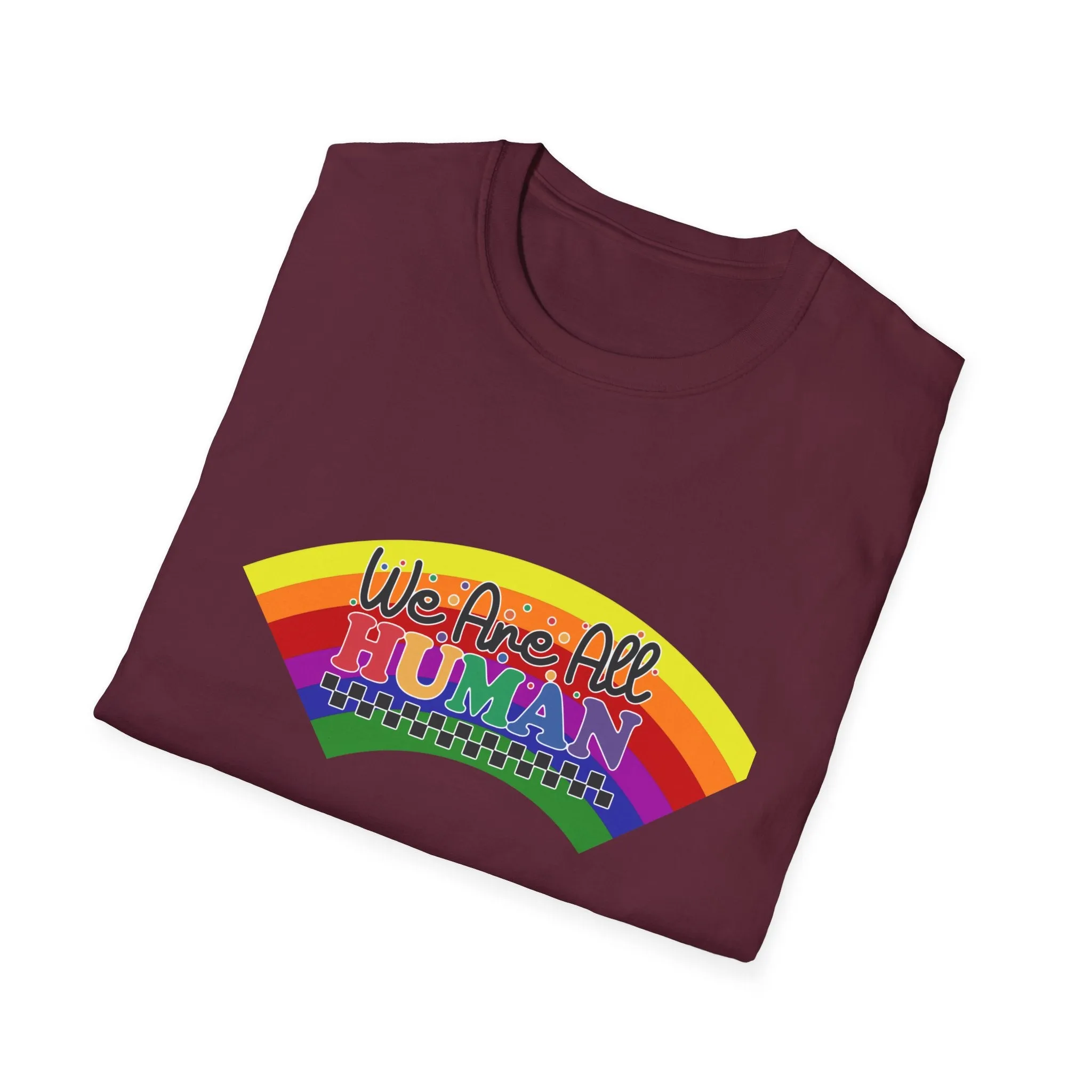 We are all Human Unisex Softstyle T-Shirt