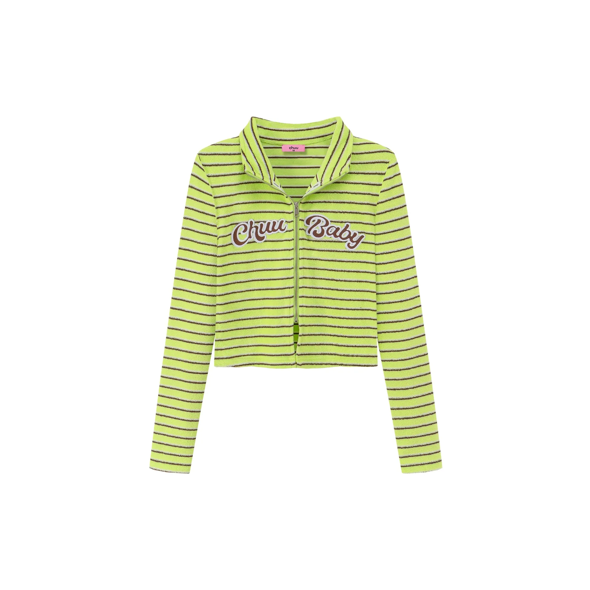 We Have Chemistry Striped Zip-Up