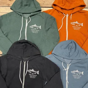 Wild Alaskan Salmon Zip-Up Hoodie