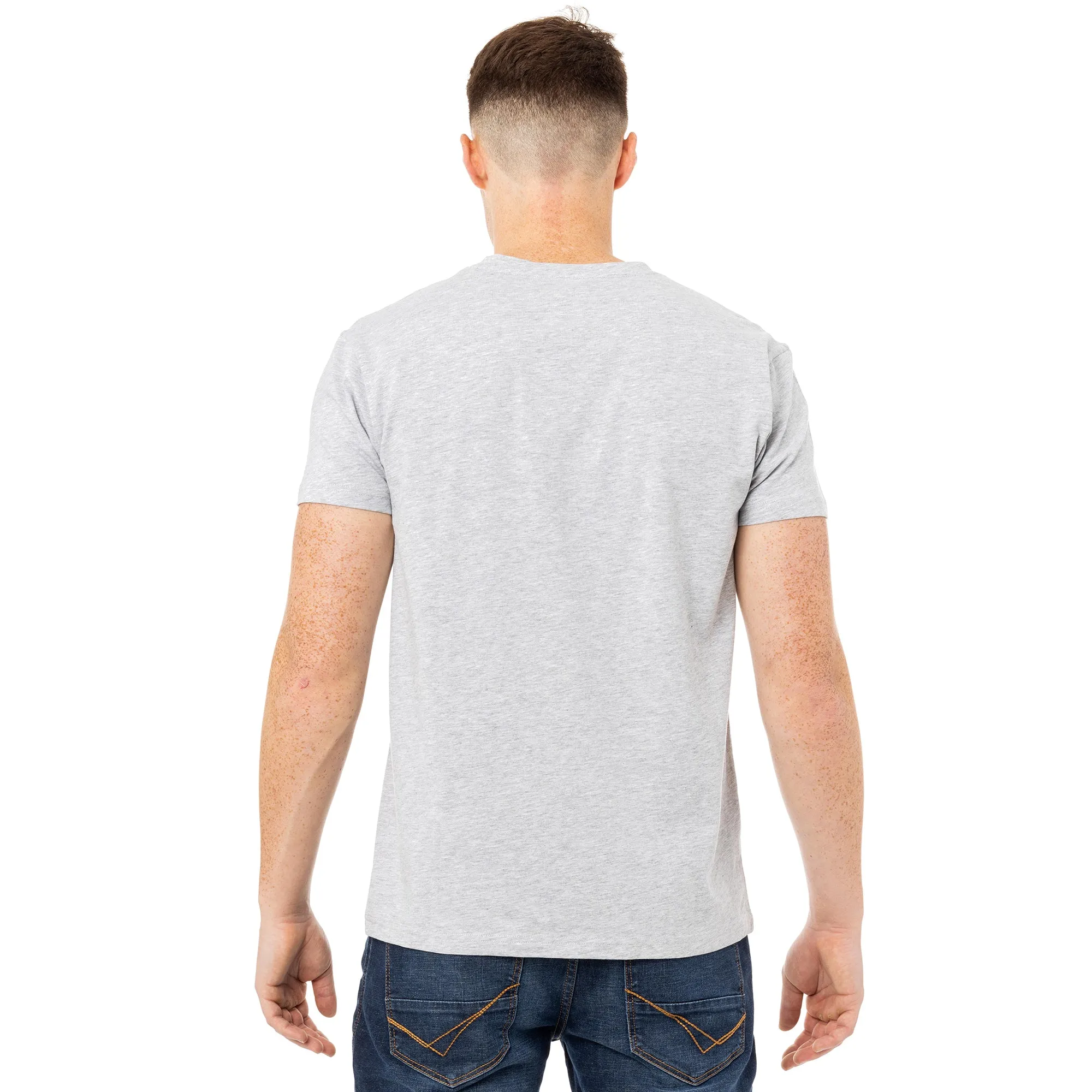 X RAY Men's Basic V-Neck Short Sleeve T-Shirt