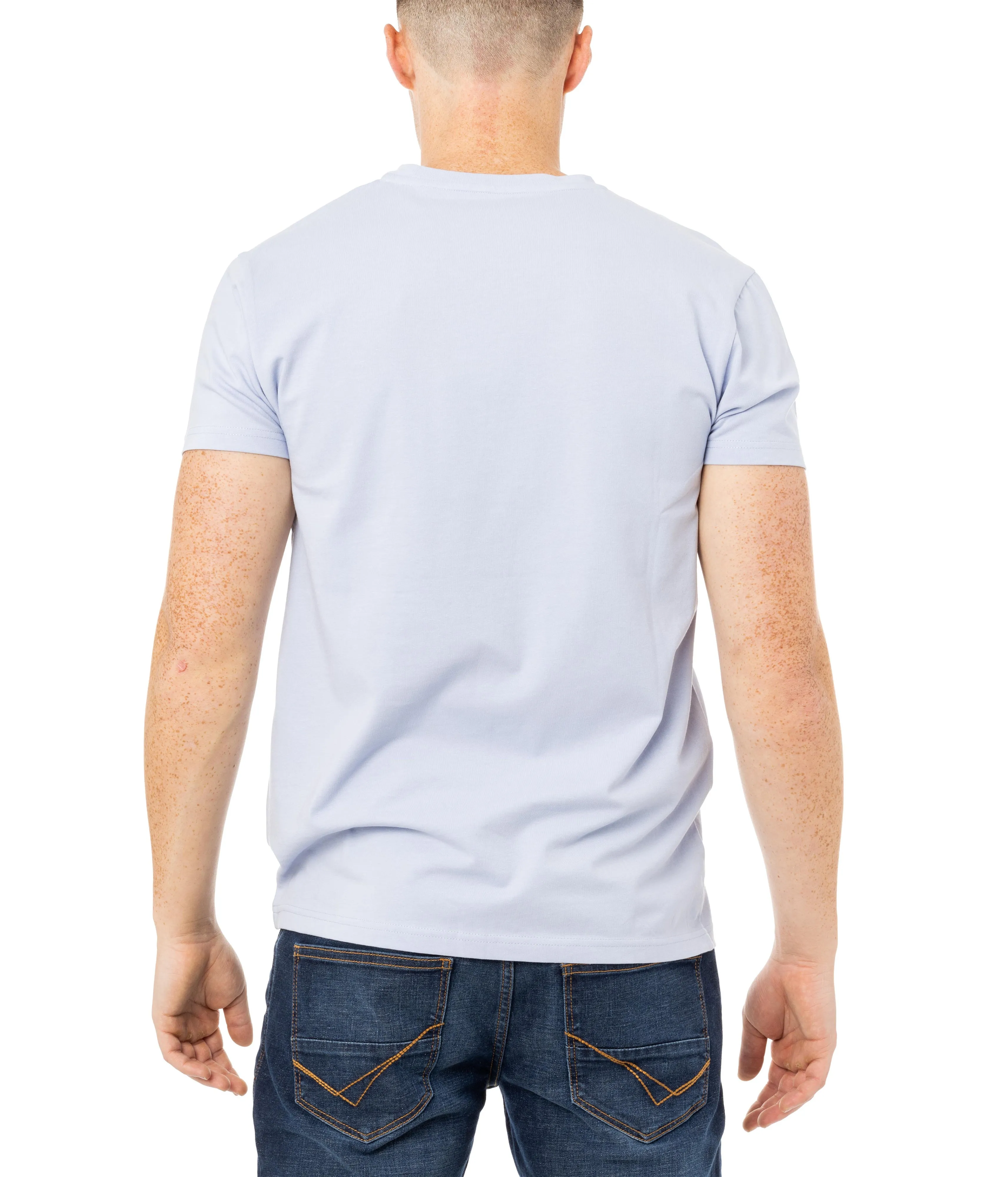 X RAY Men's Basic V-Neck Short Sleeve T-Shirt