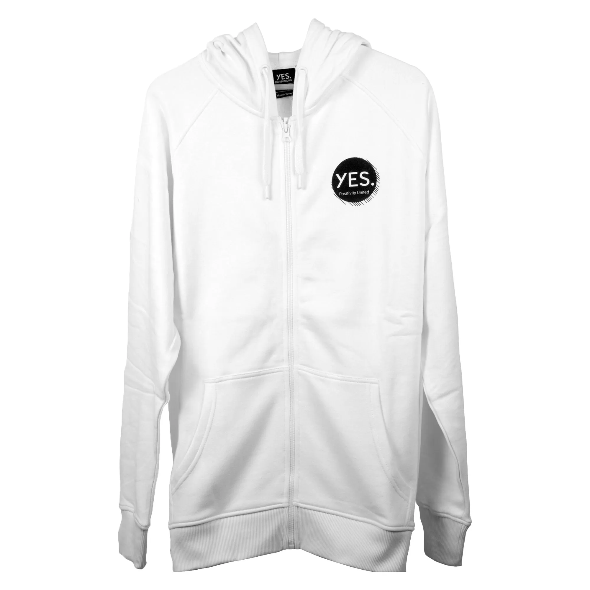 Yes Zip Up Hooded Sweatshirt